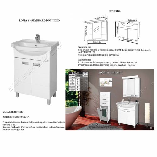 ROMA 65 - donji deo