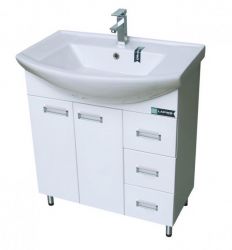 Ormarić sa umivaonikom 75x85 Roma 4842 - fioka