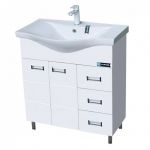 Ormarić sa umivaonikom 75x85 Roma 7075 - fioka