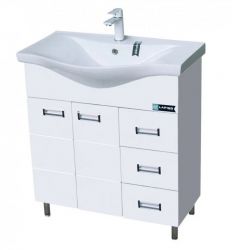 Ormarić sa umivaonikom 75x85 Roma 7075 - fioka