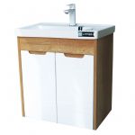 Ormaric sa umivaonikom 60x65 Flora - hrast