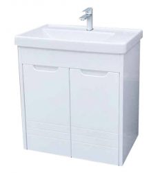 Ormarić sa umivaonikom 60x65 Flora - bela