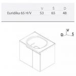 Ormarić sa umivaonikom EURIDIKA 65 H/V