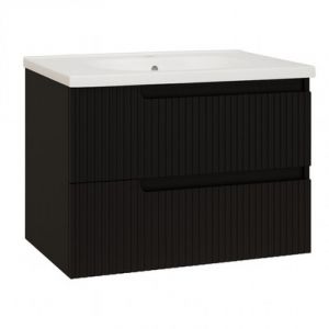 Ormarić sa umivaonikom EURIDIKA 75H PINO/BLACK