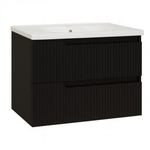 Ormarić sa umivaonikom EURIDIKA 75H PINO/BLACK