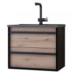 Ormarić sa umivaonikom EURIDIKA 75 Oliva/Black