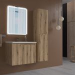 Ormarić sa umivaonikom EURIDIKA 75 H/V PINO/OAK