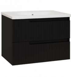 Ormarić sa umivaonikom EURIDIKA 65 H PINO/BLACK