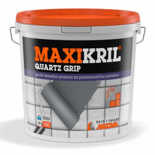 Maxikril QUARTZ GRIP Grubi temeljni prajmer 1 kg