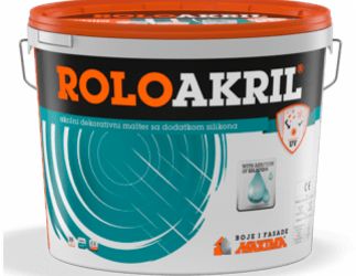 Maxima Roloakril 1.5 mm zaglađeni akrilni malter 25 kg BELA
