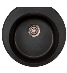 Metalac granitna usadna sudopera xOmega E520 crna Ø90