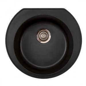 Metalac granitna usadna sudopera xOmega E520 crna Ø90