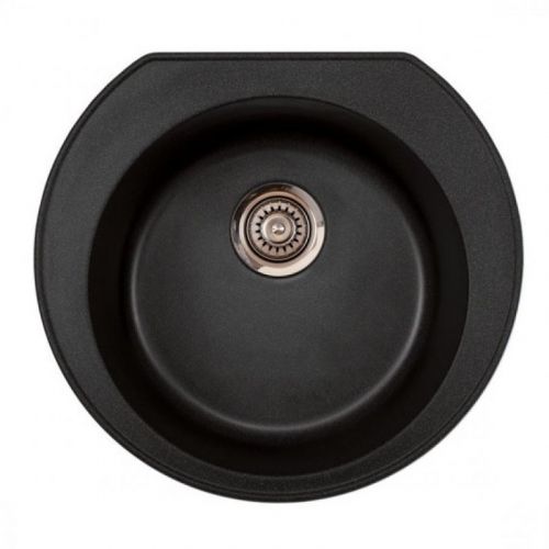 Metalac granitna usadna sudopera xOmega E520 crna Ø90