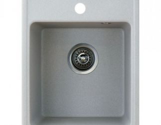 Metalac granitna usadna sudopera xQuadro 40 bela 400x500 Ø90