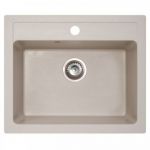 Metalac Sudopera X Granit Quadro 60 600x500 fi 90 sa sifonom Šampanjac