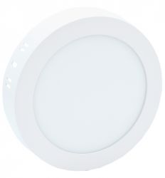 M12NO 12W 3000K beli nadgradni okrugli LED panel