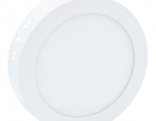 M12NO 12W 3000K beli nadgradni okrugli LED panel