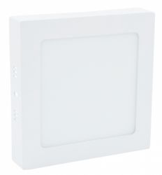 M12NK 12W 3000K beli nadgradni kvadratni LED panel