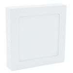 M12NK 12W 6500K beli nadgradni kvadratni LED panel