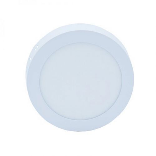 M12NO 12W 6500K beli nadgradni okrugli LED panel