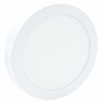 M18NO 18W 3000K beli nadgradni okrugli LED panel