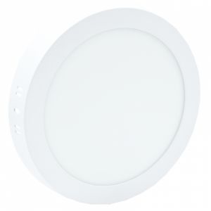 M18NO 18W 3000K beli nadgradni okrugli LED panel