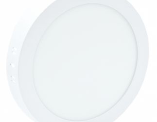 M18NO 18W 3000K beli nadgradni okrugli LED panel