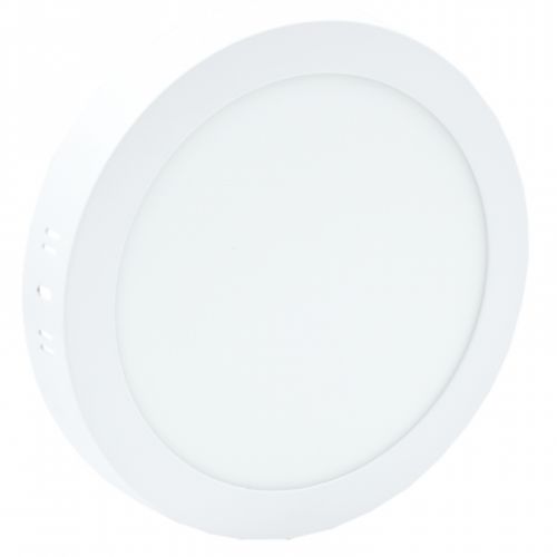 M18NO 18W 3000K beli nadgradni okrugli LED panel