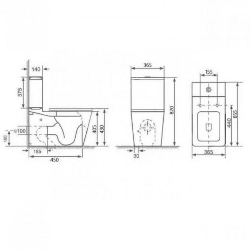 Monoblok Artek CK-298 655x365x7820 SET