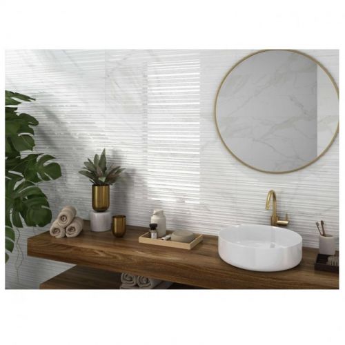 Naos Blanco Nazca Mat Rett 30×90