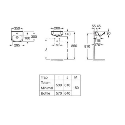 Umivaonik DEBBA 35x30 Roca