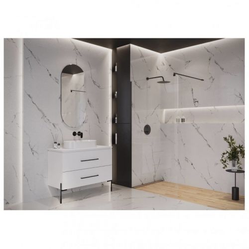 GPT1156 White Silver Lappato Sugar Rect 59.8x119.8