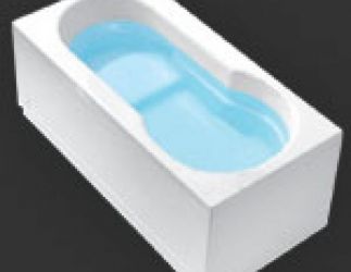 LIBRA LUX kada akrilna 120x70 cm polusedeća