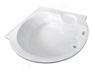 LAGUNA LUX kada 160X160 sa metalnim nosačem i oblogom