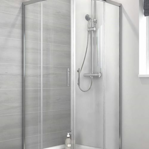6011 tuš paravan providno staklo R90 Silver 