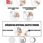 DRŽAČ SAPUNA TACNA MagicFIX - hrom OUTLET
