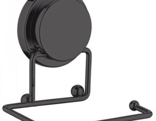 DRŽAČ TOALET PAPIRA MagicFIX - crni OUTLET