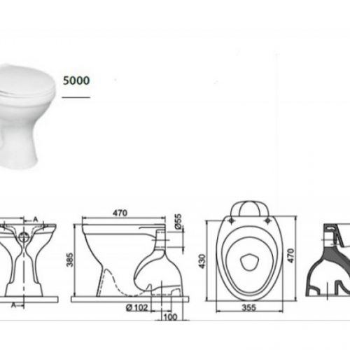 WC Šolja Simplon 5000 W