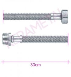 BRINOX crevo 1/2 - 1/2 30cm - MF