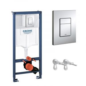 Grohe Rapid SL Ugradni vodokotlić 38772001 3 u 1 sa hrom tipkom