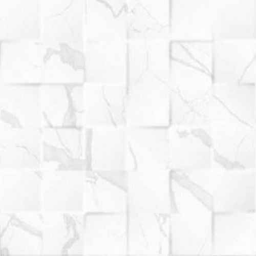 Luxor Mosaic 3D White 25x75