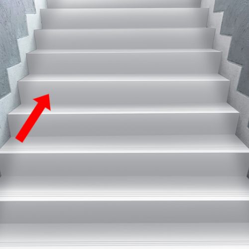 Čelo za gazišta Plain White 17×120