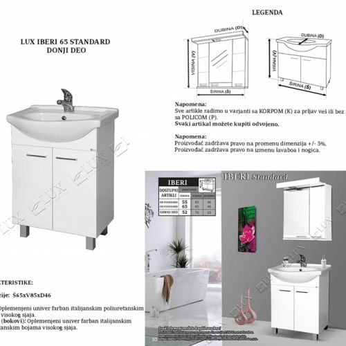 LUX IBERI 65 - donji deo