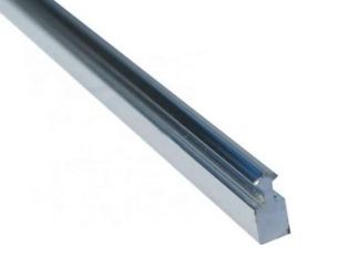 ALU Lajsna bordura 4 mm srebrna sjajna