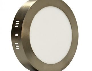 M12NO-SN 12W 6500K saten nikl nadgradni okrugli LED panel
