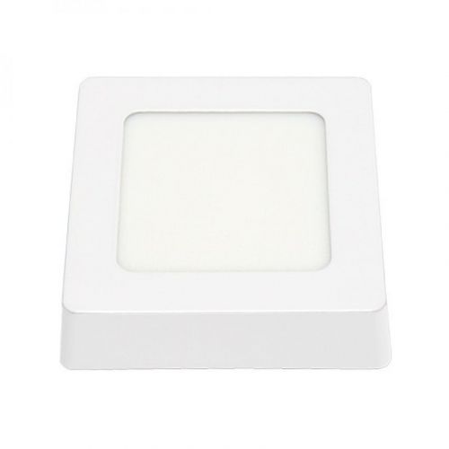 M6NK 6W 3000K beli nadgradni kvadratni LED panel