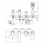 S2 233204 Baterija za kadu