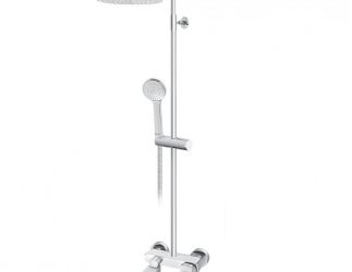 STOLZ 137351 baterija za tuš kadu sa usponskim i ručnim tušem i izlivom