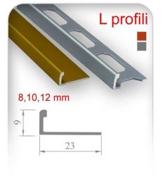 ALU Lajsna L profil srebrna 12 mm 2.7