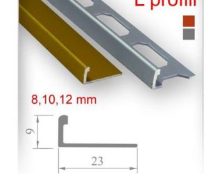 ALU Lajsna L profil srebrna 10mm 2.7 m